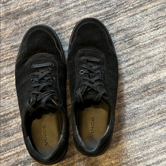 Vince Black Suede Men's Size 7 Sneakers - Picture 6 of 6